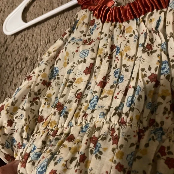 Floral fairy dress hippie dress boho dress - Picture 3 of 3